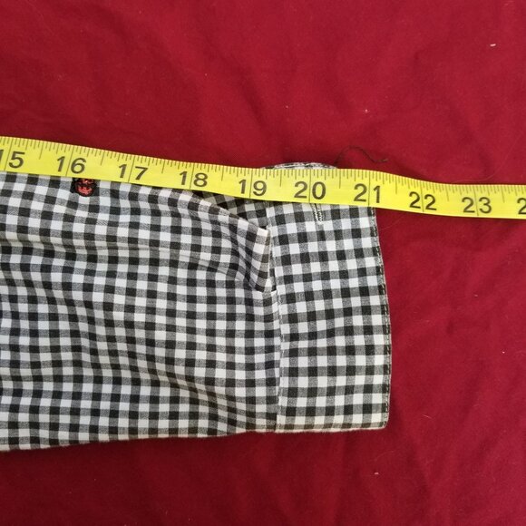 Vintage Floral Gingham Blouse + S - Picture 7 of 9